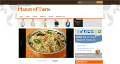 Desktop Screenshot of planetoftaste.blogspot.com