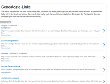 Tablet Screenshot of genealogie-links.blogspot.com