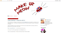 Desktop Screenshot of makeupmeow.blogspot.com