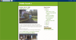 Desktop Screenshot of paddlecanada1.blogspot.com