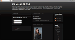 Desktop Screenshot of filmsactress.blogspot.com