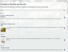 Tablet Screenshot of leituraescola.blogspot.com