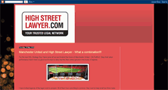 Desktop Screenshot of highstreetlawyer.blogspot.com