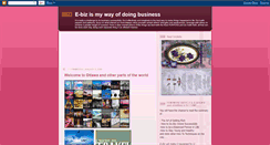 Desktop Screenshot of e-biz-e-biz.blogspot.com