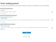 Tablet Screenshot of forexjournal.blogspot.com