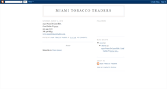 Desktop Screenshot of miamitobaccotraders.blogspot.com