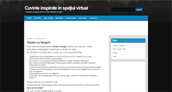 Desktop Screenshot of cuvinteinspirateinspatiulvirtual.blogspot.com