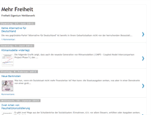 Tablet Screenshot of mehr-freiheit.blogspot.com
