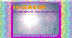 Desktop Screenshot of alaluzdelavida.blogspot.com