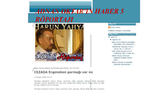 Desktop Screenshot of haber5yorumlar.blogspot.com