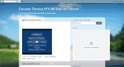 Desktop Screenshot of esctecnica43defebrero.blogspot.com