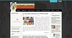 Desktop Screenshot of jovenesaharacanarias.blogspot.com