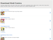 Tablet Screenshot of hindicomicsplanet.blogspot.com