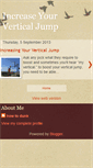 Mobile Screenshot of increasingyourverticaljump.blogspot.com