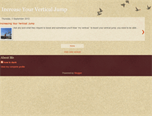 Tablet Screenshot of increasingyourverticaljump.blogspot.com