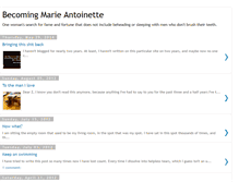 Tablet Screenshot of becomingmarieantoinette.blogspot.com