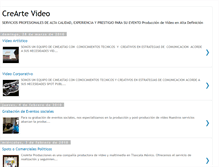 Tablet Screenshot of creartevideo.blogspot.com
