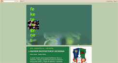 Desktop Screenshot of feketehegy.blogspot.com