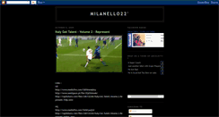 Desktop Screenshot of milanello22.blogspot.com