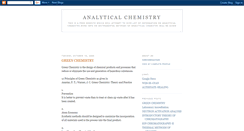 Desktop Screenshot of analyticalchem.blogspot.com