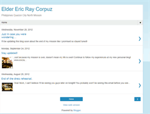 Tablet Screenshot of ericsonamission.blogspot.com