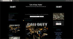 Desktop Screenshot of call-of-duty-trailer.blogspot.com