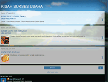 Tablet Screenshot of kisahsuksesusaha.blogspot.com