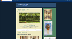 Desktop Screenshot of bwchristianlit.blogspot.com