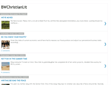 Tablet Screenshot of bwchristianlit.blogspot.com
