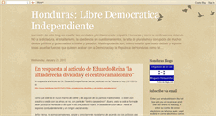 Desktop Screenshot of hondudemocracia.blogspot.com