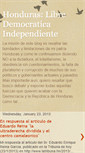 Mobile Screenshot of hondudemocracia.blogspot.com