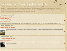 Tablet Screenshot of hondudemocracia.blogspot.com