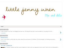 Tablet Screenshot of littlejennywren.blogspot.com