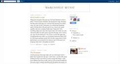 Desktop Screenshot of marcsonic.blogspot.com