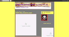 Desktop Screenshot of englishdepartcal.blogspot.com