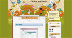 Desktop Screenshot of cacadamultimeios.blogspot.com