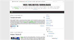 Desktop Screenshot of free-unlimited-downloads4u.blogspot.com