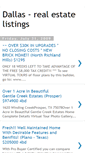 Mobile Screenshot of dallas-realestatelistings.blogspot.com