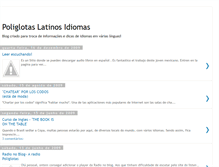 Tablet Screenshot of poliglotaslatinos.blogspot.com