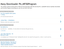 Tablet Screenshot of manydownloader.blogspot.com