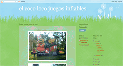Desktop Screenshot of inflableselcocoloco.blogspot.com