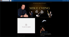 Desktop Screenshot of mikechingmagic.blogspot.com