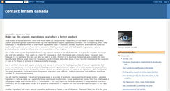 Desktop Screenshot of contact-lenses-canada.blogspot.com