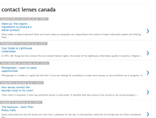 Tablet Screenshot of contact-lenses-canada.blogspot.com
