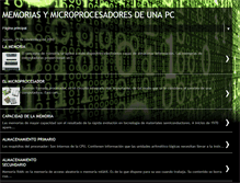 Tablet Screenshot of memoria-microprocesadorpc.blogspot.com