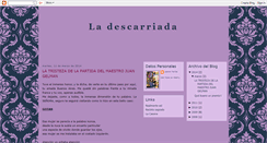 Desktop Screenshot of ladescarriada.blogspot.com