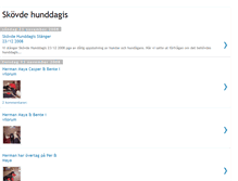 Tablet Screenshot of hunddagis.blogspot.com