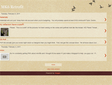 Tablet Screenshot of mk6retrofit.blogspot.com