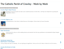 Tablet Screenshot of crawleycatholicparish.blogspot.com