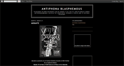 Desktop Screenshot of antiphonablasphemous.blogspot.com